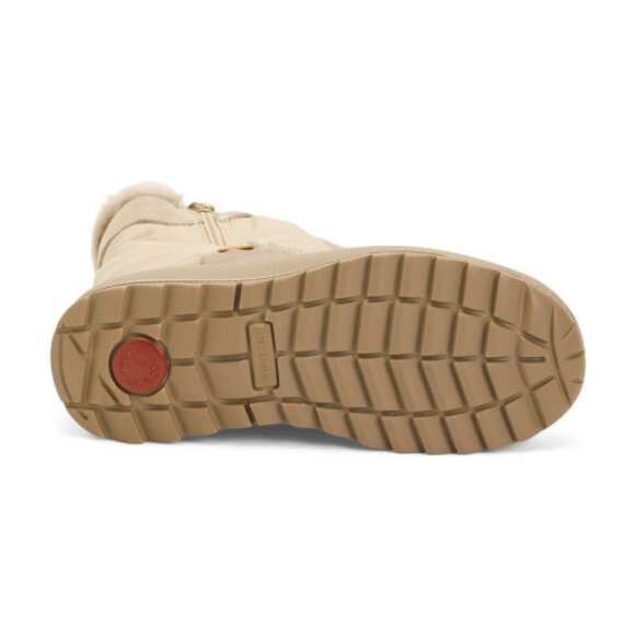 NEW IMAC Made In Italy Lateral Zip High Ankle Winter boots ivory women 1225 5m3 - Picture 6 of 10